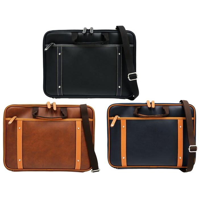 日本製 パトリッククラッチショルダー ビジネスバッグ 国産 ショルダーバッグ クラッチバッグ セカンドバッグ パソコン収納 ブラック レッドブラウン ネイビー | ブランド登録なし