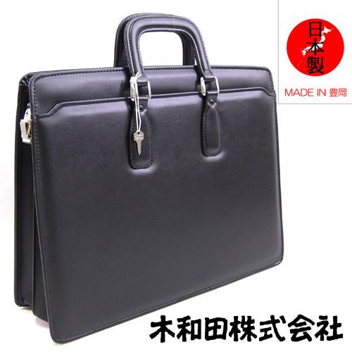 バロックアオリブリーフバッグ 豊岡 日本製 ビジネス 鞄 ブリーフケース パソコン PC 高級感 贈り物 父の日