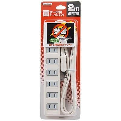 雷サージ付テーブルタップ　6個口　2ｍ　白　Ｙ02ＫＳ602ＷＨ |  | 01