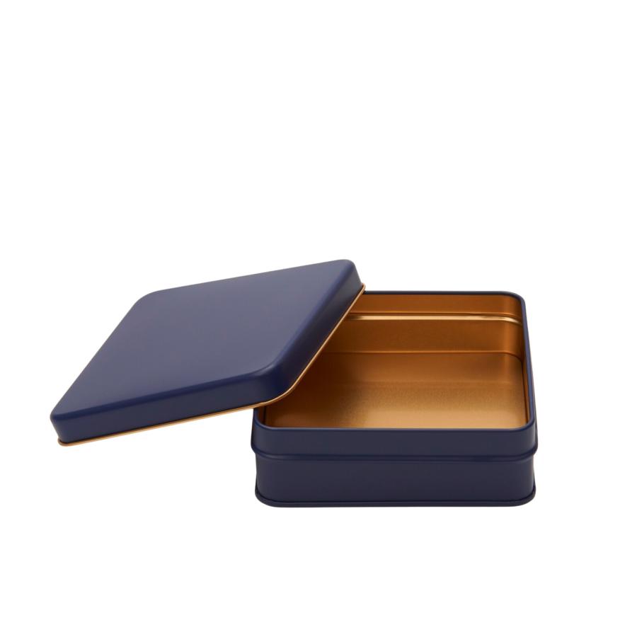 ブリキ缶 イロイロカン角1 無地 シンプル カラーリング 小物入れ 小物収納 四角形 レッド イエロー ピンク ブルー ブラック ホワイト ブラウン オレンジ | ブランド登録なし | 10