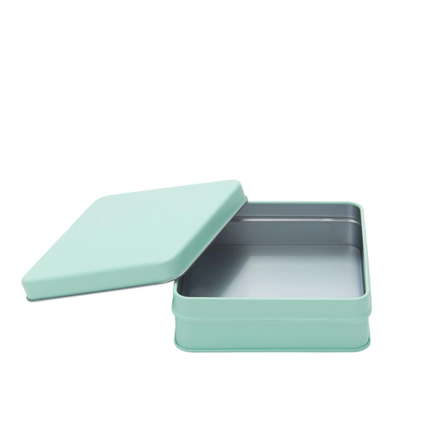 ブリキ缶 イロイロカン角1 無地 シンプル カラーリング 小物入れ 小物収納 四角形 レッド イエロー ピンク ブルー ブラック ホワイト ブラウン オレンジ | ブランド登録なし | 03