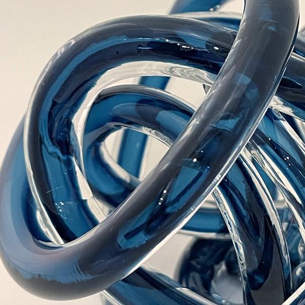 ガラスボールオブジェ ネイビーブルー 置物 オブジェ 輸入雑貨 FC-256-B インテリア おしゃれ アンティーク 玄関 リビング 置物 モダン |  | 03