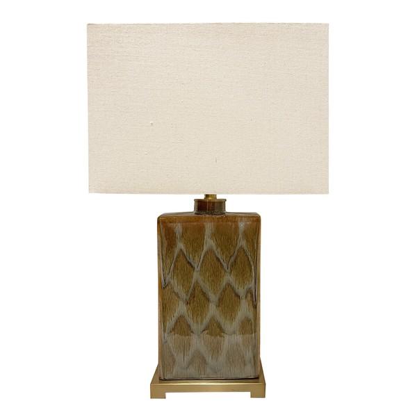 ファーパターンのテーブルランプ 照明 リビング 寝室 ランプ ライト AC-2253 アンティーク おしゃれ 照明 玄関 デスクライト リビング | 