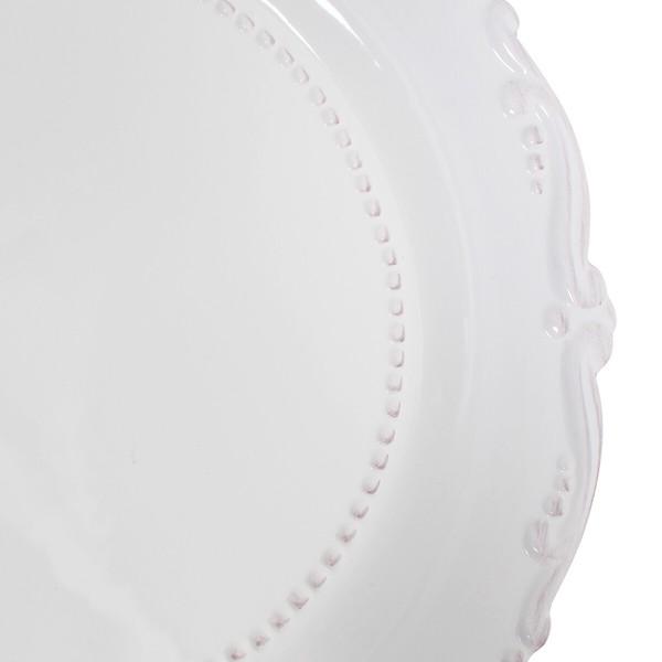 ホワイトプレート φ29cm 2枚セット AN-67102 おしゃれ 高級感 エレガント アンティーク |  | 04