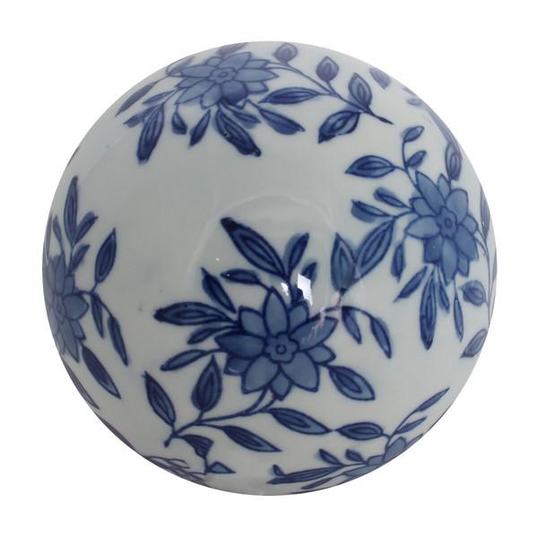 陶器のシノワズリボールオブジェ 6個セット φ10cm インテリア おしゃれ アンティーク 玄関 リビング 置物 モダン |  | 03