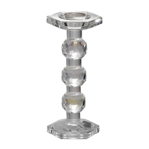 ガラスのキャンドルスタンド おしゃれ 高級感 アンティーク エレガント ロウソク立て |  | 01