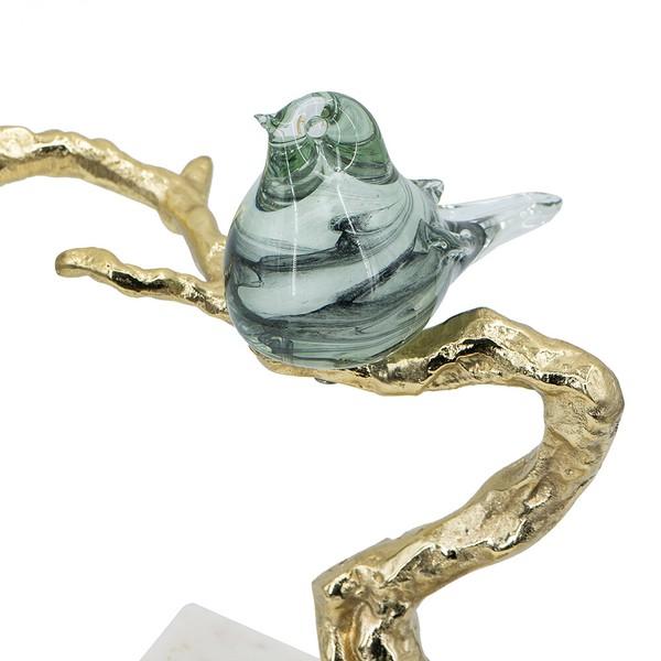 鳥のガラスオブジェ AN-77741 インテリア おしゃれ アンティーク 玄関 リビング 置物 モダン |  | 02
