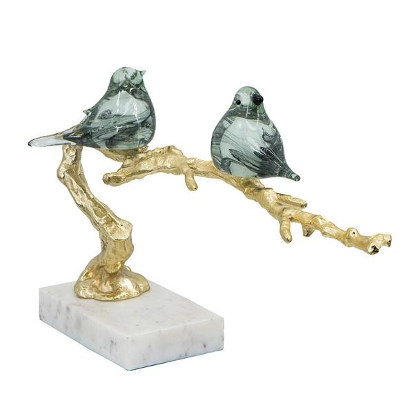 鳥のガラスオブジェ AN-77741 インテリア おしゃれ アンティーク 玄関 リビング 置物 モダン |  | 04