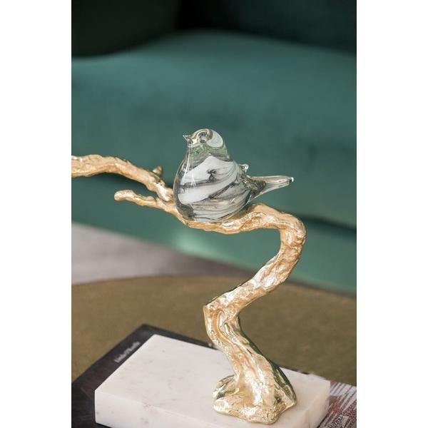 鳥のガラスオブジェ AN-77741 インテリア おしゃれ アンティーク 玄関 リビング 置物 モダン |  | 08