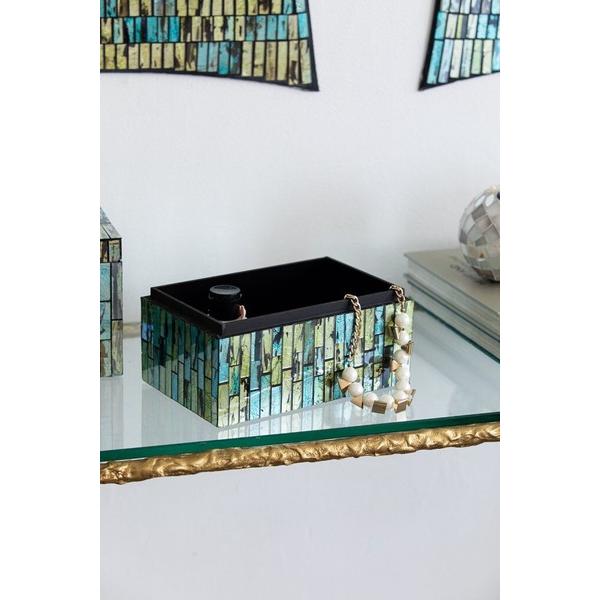 ガラスボックス 3個セット アクセサリー 入れ物 AN-96114 小物入れ 小物収納 整理整頓 卓上 机上 収納ケース 収納ボックス |  | 08