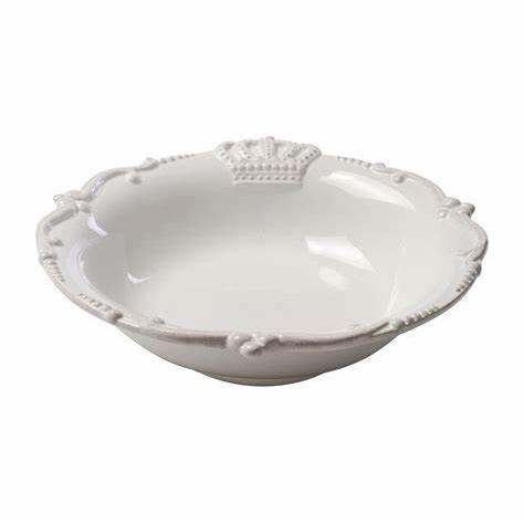 ホワイトボウル φ25cm 2枚セット AN-67105 おしゃれ 高級感 エレガント アンティーク | 