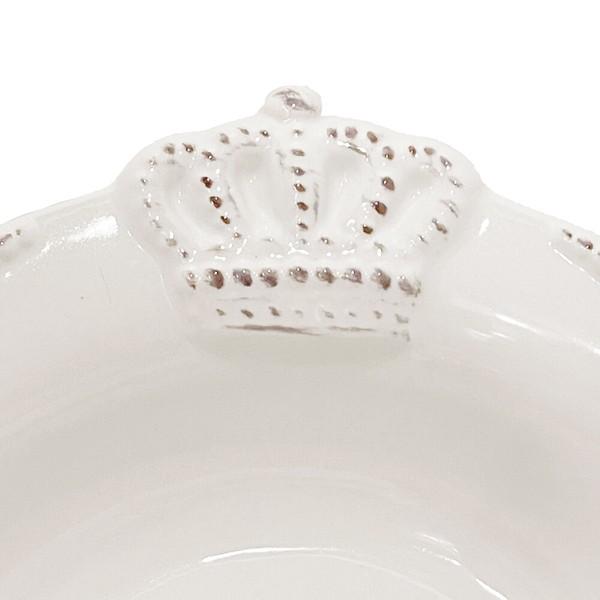 ホワイトボウル φ25cm 2枚セット AN-67105 おしゃれ 高級感 エレガント アンティーク |  | 03