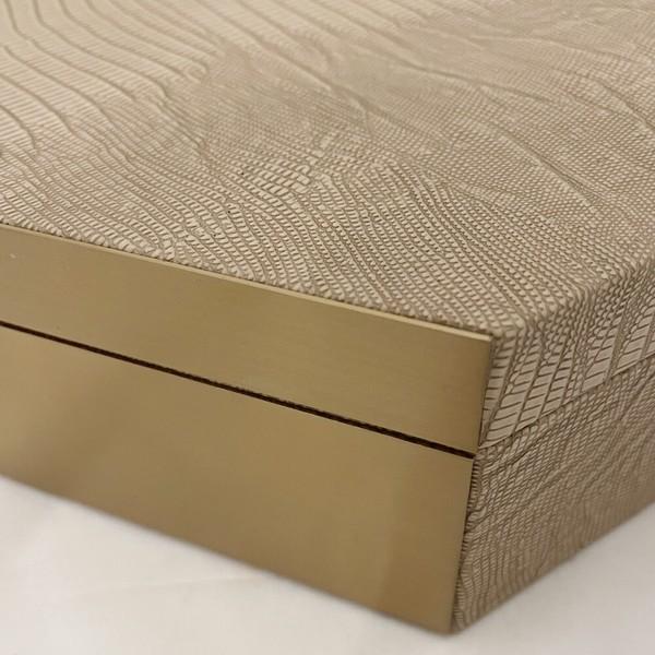 レザーボックス M 革 アクセサリー 高級 FC-2013-B 小物入れ 小物収納 整理整頓 卓上 机上 収納ケース 収納ボックス |  | 01