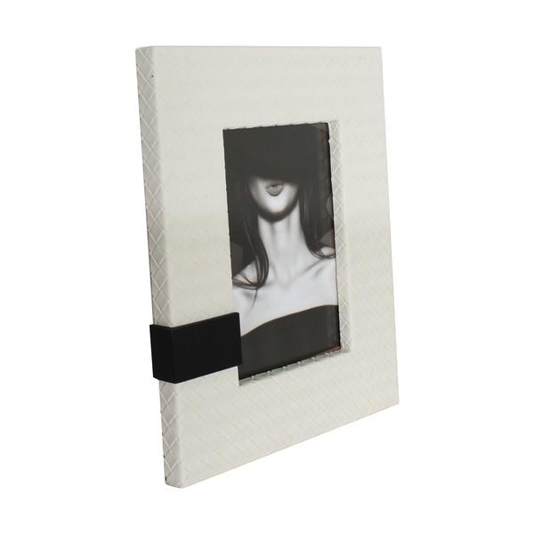 フォトフレーム ホワイトレザー 19×24cm 写真立て 写真 インテリア雑貨 FC-2109-A 写真立て 写真たて おしゃれ 結婚記念日 お祝い 贈り物 ギフト |  | 01