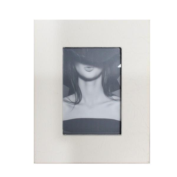 フォトフレーム ホワイトレザー 19×24cm 箱 FC-2005-A 写真立て 写真たて おしゃれ 結婚記念日 お祝い 贈り物 ギフト | 