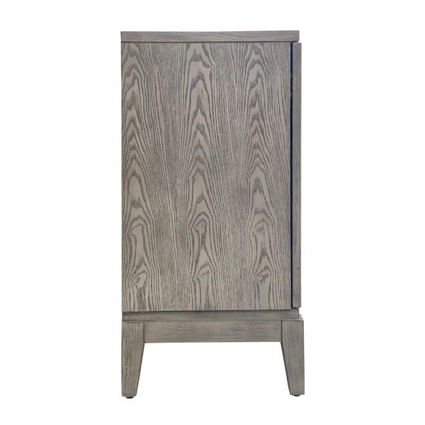 キャビネット W183 オセロ柄 ダークグレー×ライトグレー AC-5092 アンティーク リビングボード おしゃれ 収納家具 |  | 02