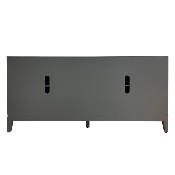 キャビネット W183 オセロ柄 ダークグレー×ライトグレー AC-5092 アンティーク リビングボード おしゃれ 収納家具 |  | 07