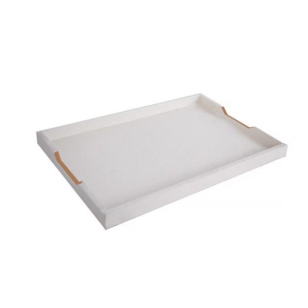 レザートレイ ホワイト 革 アクセサリー FC-2006-A お盆 トレー 小物入れ 小物収納 おしゃれ アンティーク 高級感 | 