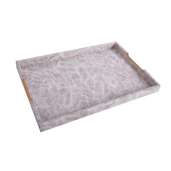 レザートレイ ブラウン 革 アクセサリー FC-2006-B お盆 トレー 小物入れ 小物収納 おしゃれ アンティーク 高級感 | 