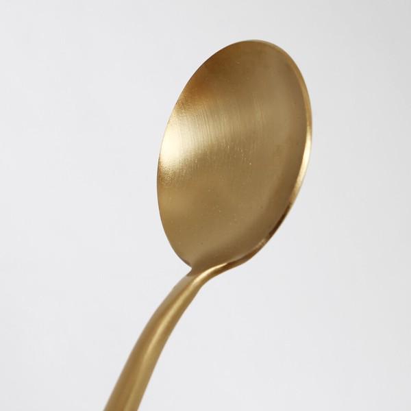 ステンレスのカトラリー3点セット ゴールド フォーク スプーン ナイフ 食器 FC-2102-B |  | 02