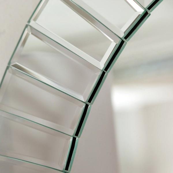 壁掛け ミラー 直径70cm ウォールミラー ラウンドミラー 海外家具 リビング CZ-600 掛鏡 掛け かがみ おしゃれ エレガント 高級感 アンティーク |  | 02