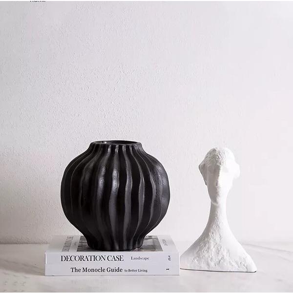 セラミックベース 折り紙ベース ブラック モダン FC-2074 花瓶 おしゃれ かわいい 可愛い 陶器 玄関 リビング アンティーク 花器 |  | 07