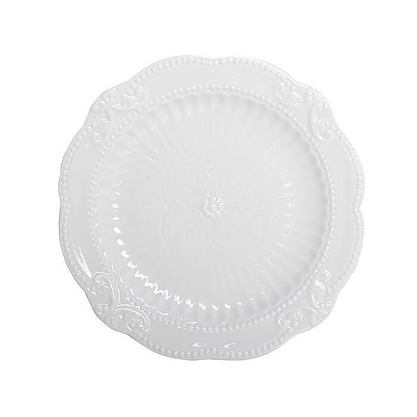 プレート ホワイト S 2枚セット φ20 皿 FC-305-B おしゃれ 高級感 エレガント アンティーク |  | 01