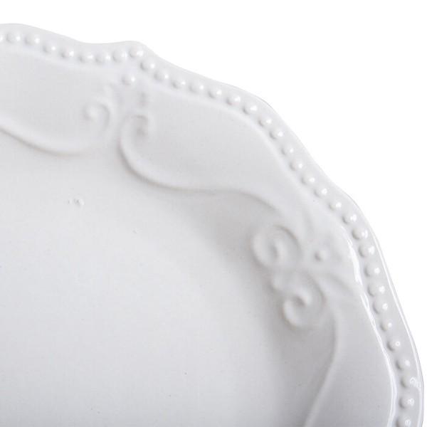 プレート クリーム φ20.5 2枚セット φ26 食器 テーブルウェア 料理 皿 FC-1433 おしゃれ 高級感 エレガント アンティーク |  | 03