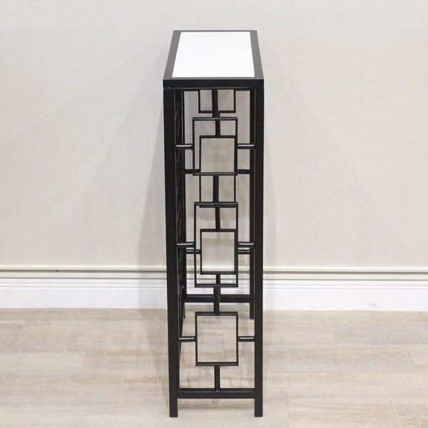 コンソールテーブルS ブラック アンティーク おしゃれ 高級感 飾り棚 リビング 玄関 |  | 02