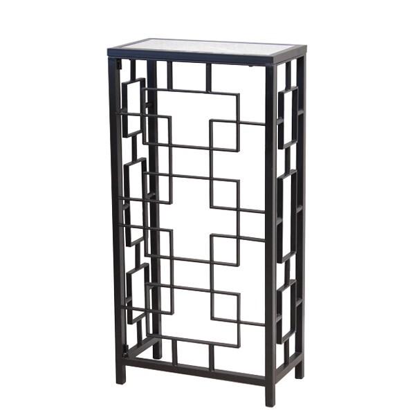 コンソールテーブルSS ブラック アンティーク おしゃれ 高級感 飾り棚 リビング 玄関 | 