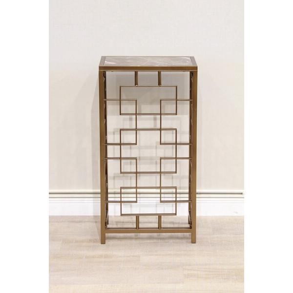 コンソールテーブルSS ブロンズ AJ-444-SS-G アンティーク おしゃれ 高級感 飾り棚 リビング 玄関 |  | 01