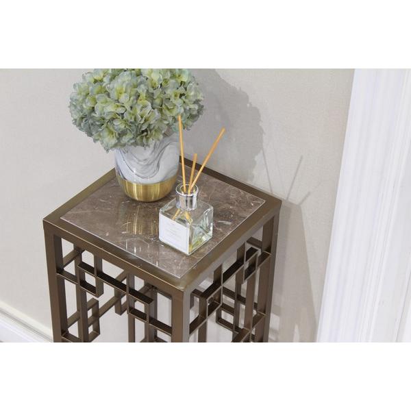 フラワースタンド ブロンズ AJ-444-1-G 花台 飾り棚 アイアン 室内 玄関 おしゃれ 鉢台 ガーデンラック |  | 06