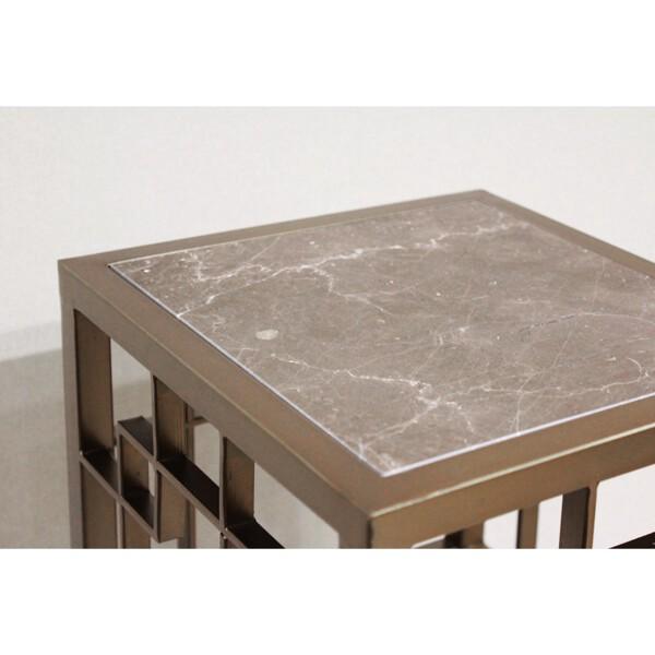 フラワースタンド ブロンズ AJ-444-2-G 花台 飾り棚 アイアン 室内 玄関 おしゃれ 鉢台 ガーデンラック |  | 05