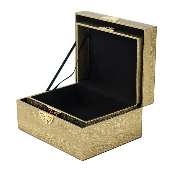 レザーボックス ゴールド 2個セット AN-82451 小物入れ 小物収納 整理整頓 卓上 机上 収納ケース 収納ボックス |  | 03