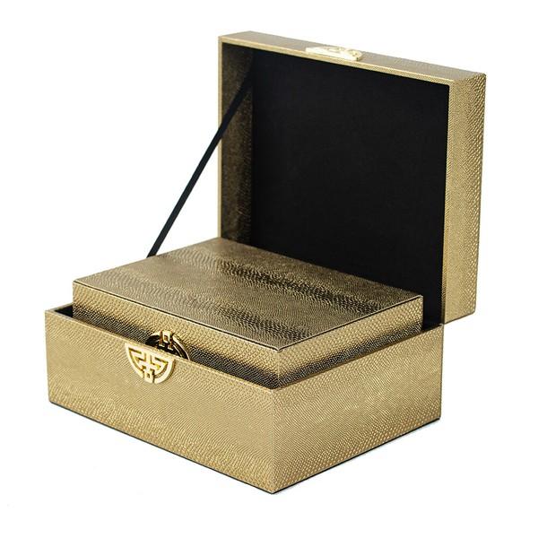 レザーボックス ゴールド 2個セット AN-82451 小物入れ 小物収納 整理整頓 卓上 机上 収納ケース 収納ボックス |  | 04