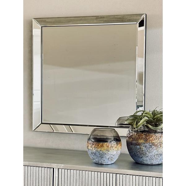 ウォールミラー 正方形 Lサイズ 80cm×80cm XR-3560-7070 掛鏡 掛け かがみ おしゃれ エレガント 高級感 アンティーク |  | 03