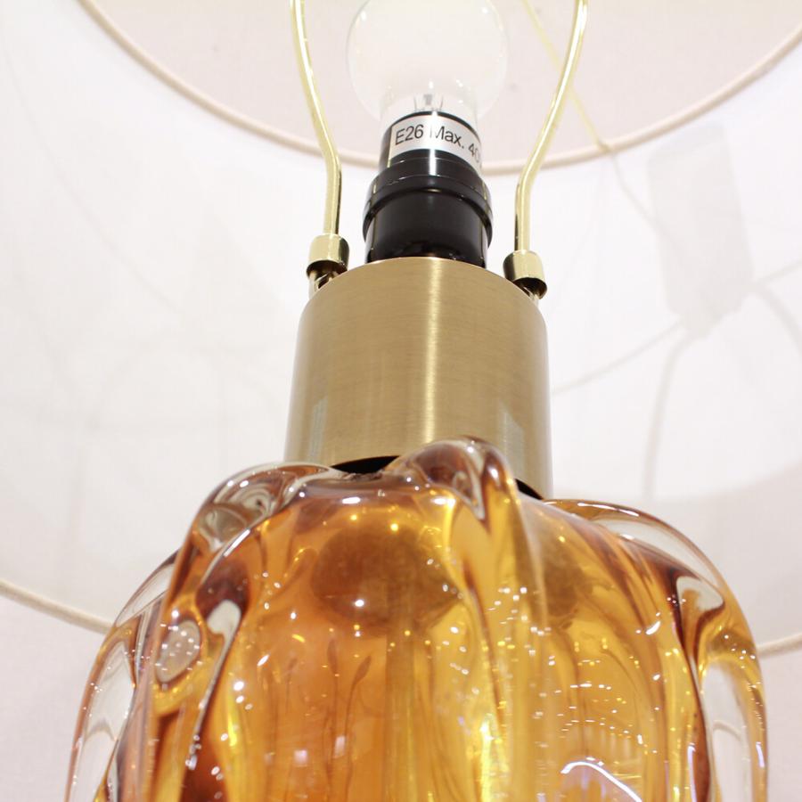 テーブルランプ ガラス オレンジ モダン AC-1528 | ブランド登録なし | 03