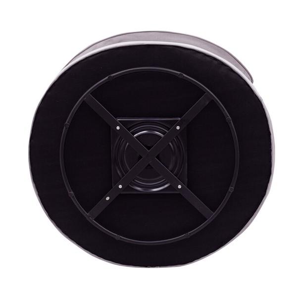 回転式 一人掛けソファ グレー ラグジュアリー 円形 EH-189-1 1人掛