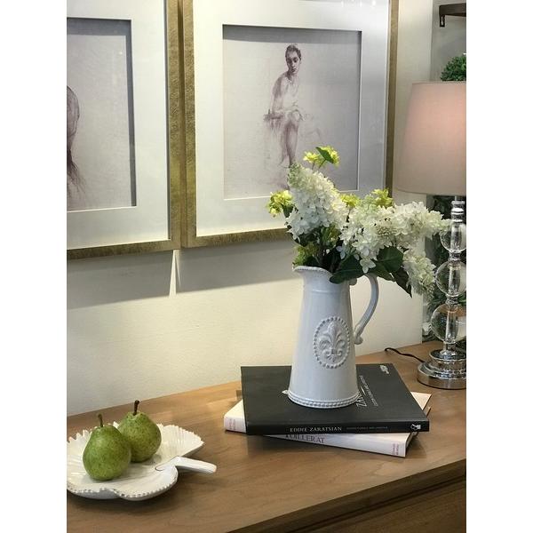 ホワイトピッチャー AN-67120 水差し おしゃれ アンティーク 置物 オブジェ カフェ |  | 05