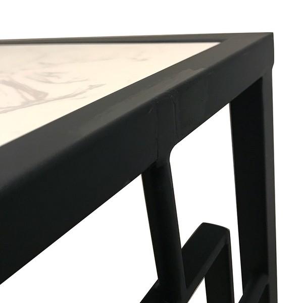 大理石とアイアンのコンソールテーブル アンティーク おしゃれ 高級感 飾り棚 リビング 玄関 |  | 07