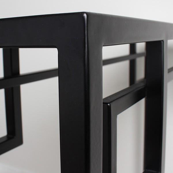 コンソールテーブル ブラック 収納 オープンラック アイアン 大理石 EH-154 アンティーク おしゃれ 高級感 飾り棚 リビング 玄関 |  | 04