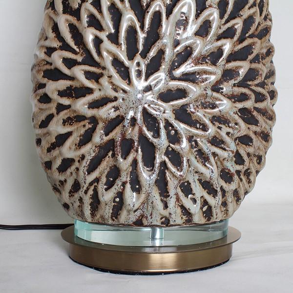 陶器のモダンデザインテーブルランプ ライト 照明 間接照明 リビング 寝室 AC-1989 アンティーク おしゃれ 照明 玄関 デスクライト リビング |  | 02