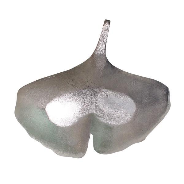 シルバーのリーフトレイ 大小セット お盆 トレー 小物入れ 小物収納 おしゃれ アンティーク 高級感 |  | 05