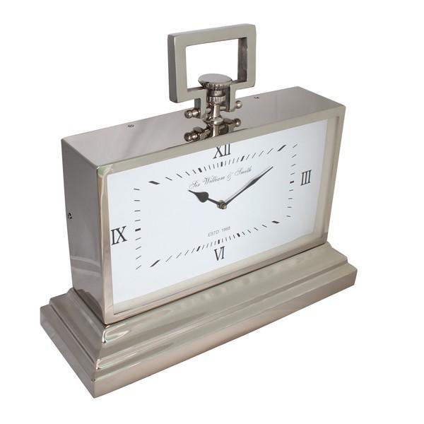 置き時計 シルバー 大 おしゃれ エレガント 高級感 インテリア 置時計 | 