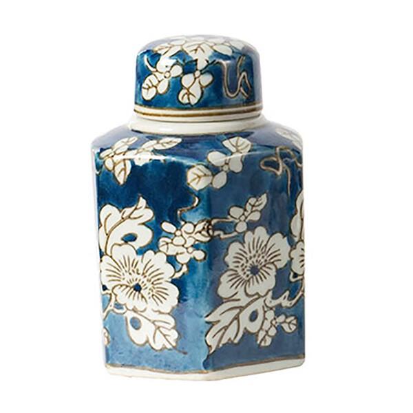 シノワズリな蓋付き壺 花瓶 4点セット AN-2272 花瓶 おしゃれ かわいい 可愛い 陶器 玄関 リビング アンティーク 花器 |  | 05