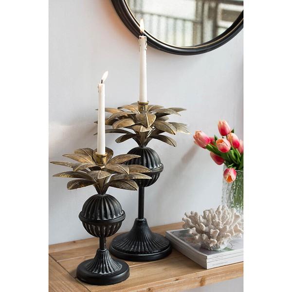 アイアンのキャンドルホルダー おしゃれ 高級感 アンティーク エレガント ロウソク立て |  | 06