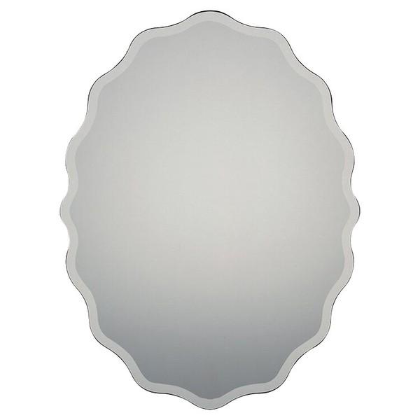 壁掛け ミラー 76×100cm ウォールミラー オーバル 海外家具 リビング CZ-400 掛鏡 掛け かがみ おしゃれ エレガント 高級感 アンティーク | 