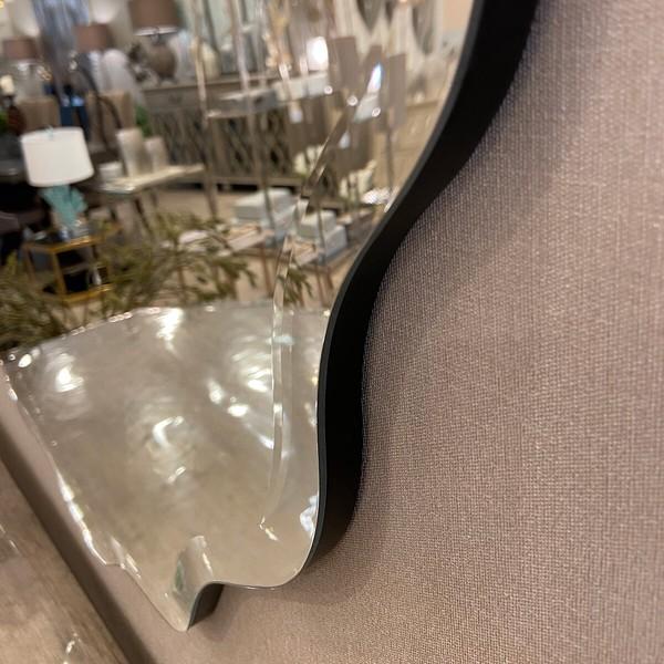 壁掛け ミラー 76×100cm ウォールミラー オーバル 海外家具 リビング CZ-400 掛鏡 掛け かがみ おしゃれ エレガント 高級感 アンティーク |  | 02