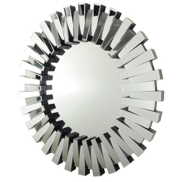 壁掛け ミラー 直径80cm ウォールミラー ラウンドミラー 海外家具 リビング CZ-800 掛鏡 掛け かがみ おしゃれ エレガント 高級感 アンティーク | 