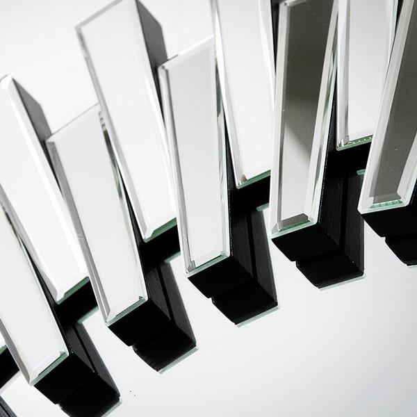 壁掛け ミラー 直径80cm ウォールミラー ラウンドミラー 海外家具 リビング CZ-800 掛鏡 掛け かがみ おしゃれ エレガント 高級感 アンティーク |  | 01